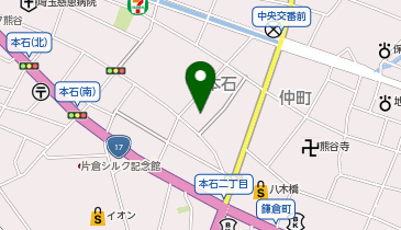 八木橋一番街立体駐車場の地図画像