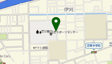 芝スポーツセンターの地図画像