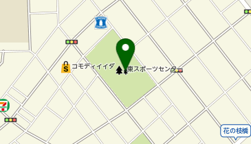 東スポーツセンターの地図画像