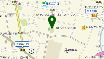 本町2丁目公園の地図画像