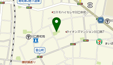 金山町公園の地図画像