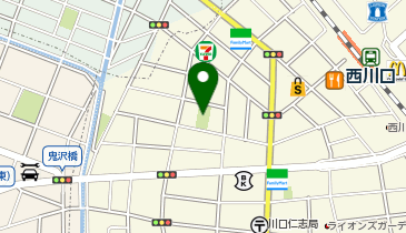 西川口中公園の地図画像