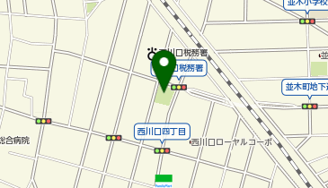 西川口4丁目公園の地図画像