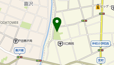 仲町公園の地図画像