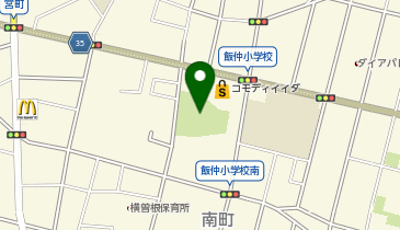 南町公園の地図画像