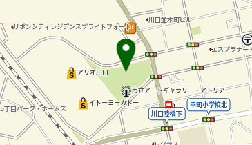 並木元町公園の地図画像