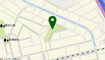 差間中公園の地図画像