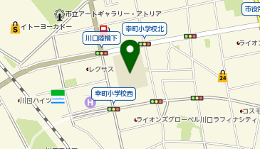 幸町小学校の地図画像