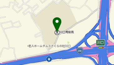 県立川口青陵高等学校の地図画像
