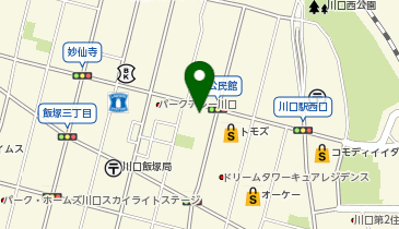 西公民館の地図画像