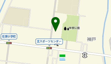 神根西公民館の地図画像