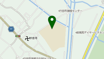 行田市立行田中学校の地図画像