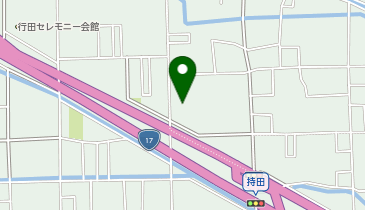 行田市持田公民館の地図画像