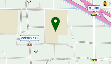 行田市立西中学校の地図画像