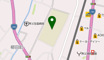 秩父第一中学校の地図画像