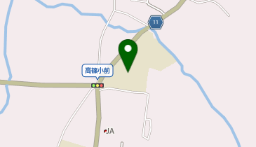 高篠小学校の地図画像