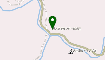 渓流荘の地図画像