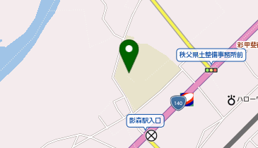 影森中学校の地図画像