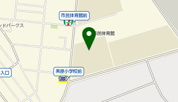 美原小学校の地図画像
