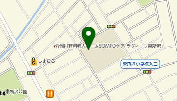 東所沢小学校の地図画像