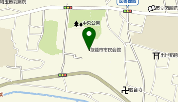 市民会館の地図画像