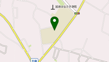 大桑小学校の地図画像