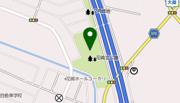 花崎北公園の地図画像