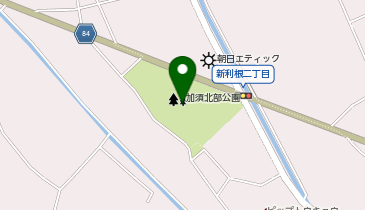 加須北部公園の地図画像