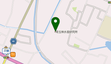 埼玉県水産研究所の地図画像