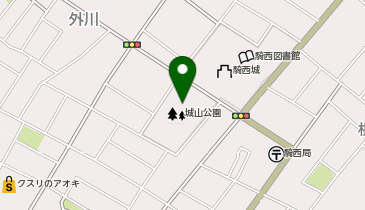 騎西城山公園の地図画像