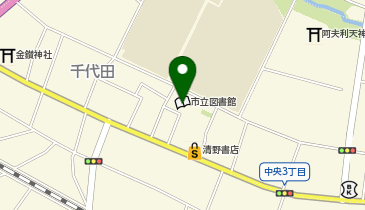 本庄市立図書館の地図画像