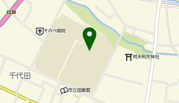 本庄西中学校の地図画像