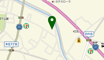 本庄公民館の地図画像