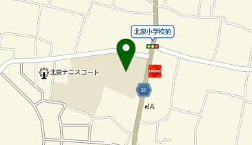 北泉小学校の地図画像