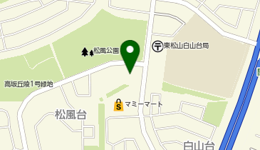 高坂丘陵市民活動センターの地図画像