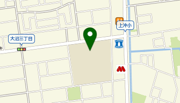 上沖小学校の地図画像