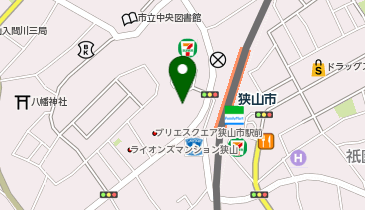 中央公民館の地図画像