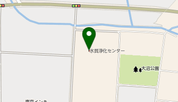水質浄化センターの地図画像