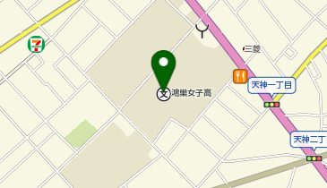 鴻巣女子高等学校の地図画像