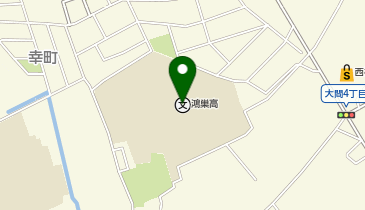 鴻巣高等学校の地図画像