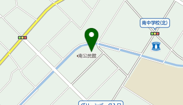 南公民館の地図画像