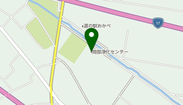 岡部浄化センターの地図画像