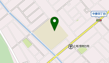 上尾市立大石中学校の地図画像