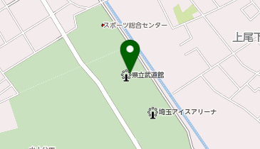 埼玉県立武道館 スポーツ総合センターの地図画像