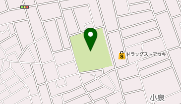 小泉氷川山公園の地図画像