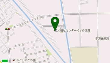 老人福祉センターくすのき荘の地図画像