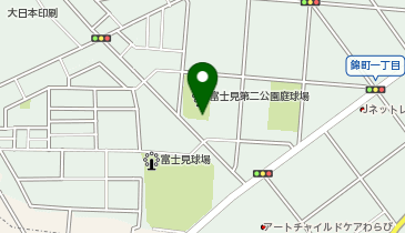 富士見第二公園の地図画像