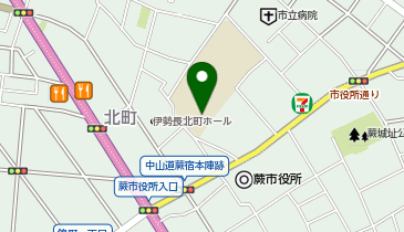 北小学校の地図画像