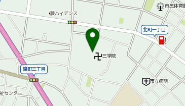 三学院の地図画像