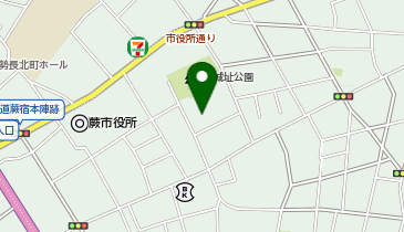 中央コミュニティセンター(中央公民館、蕨市民会館、城址公園)の地図画像